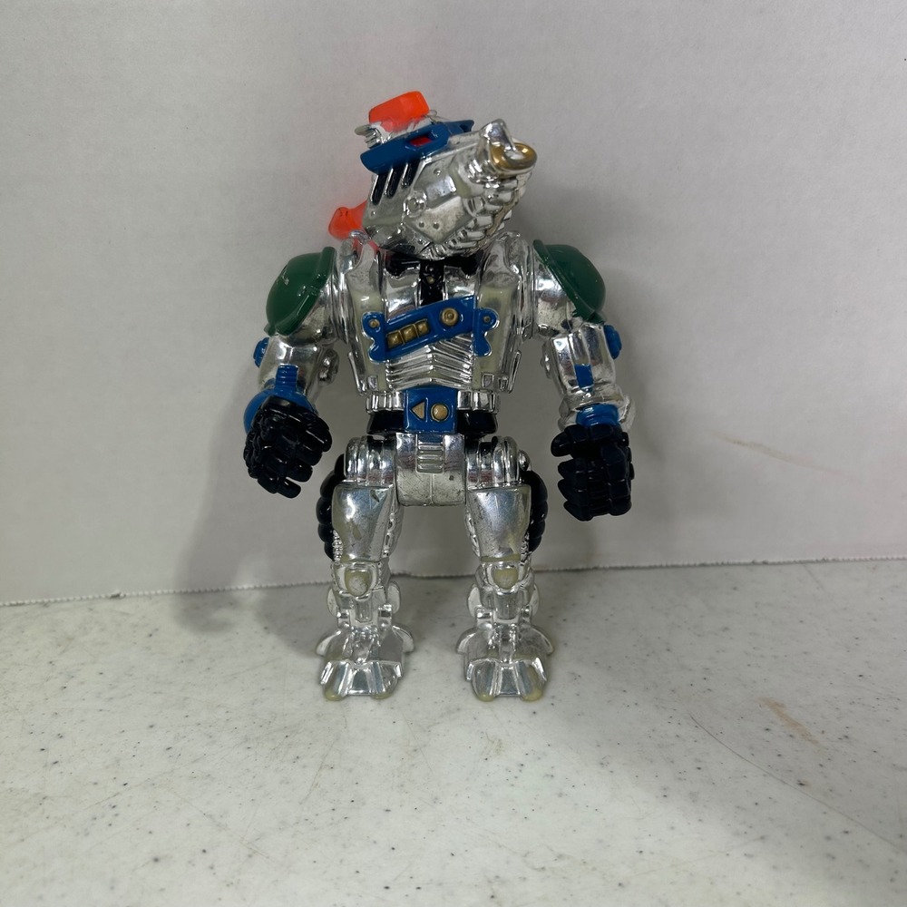 Vintage 1993 TMNT Chrome Dome Supermutants Action Figure Playmates Toys Rare